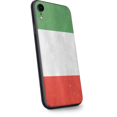 Italy Flag Distressed iPhone XR Skin